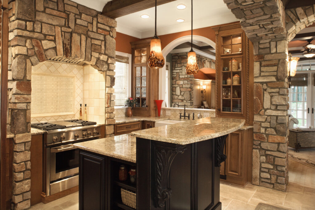 Natural stone kitchen